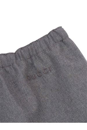 bermuda in cotone grigio GUCCI KIDS | 831841XWA1Z1401